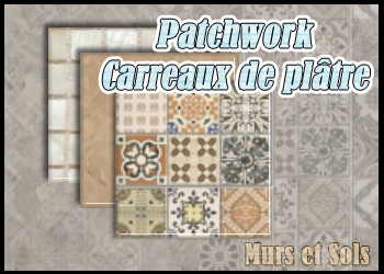Patchwork de carreaux de plâtre de Matomibotaki